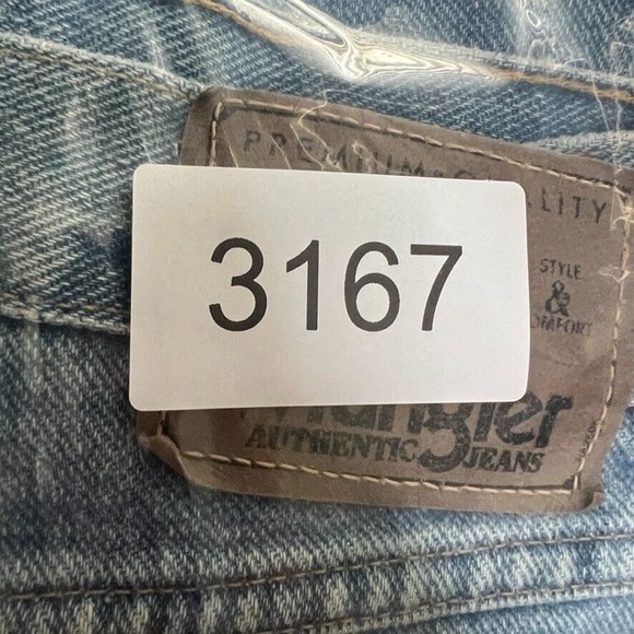 Vintage USA Made Wrangler Jeans Regular Mens 44x30 (42x29.5) 96501SL 100% Cotton - Picture 15 of 15